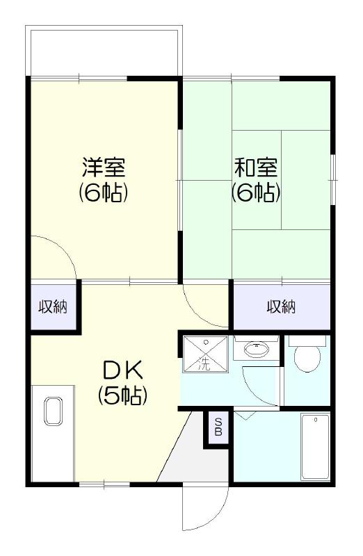 ファミールオナイＢの間取り