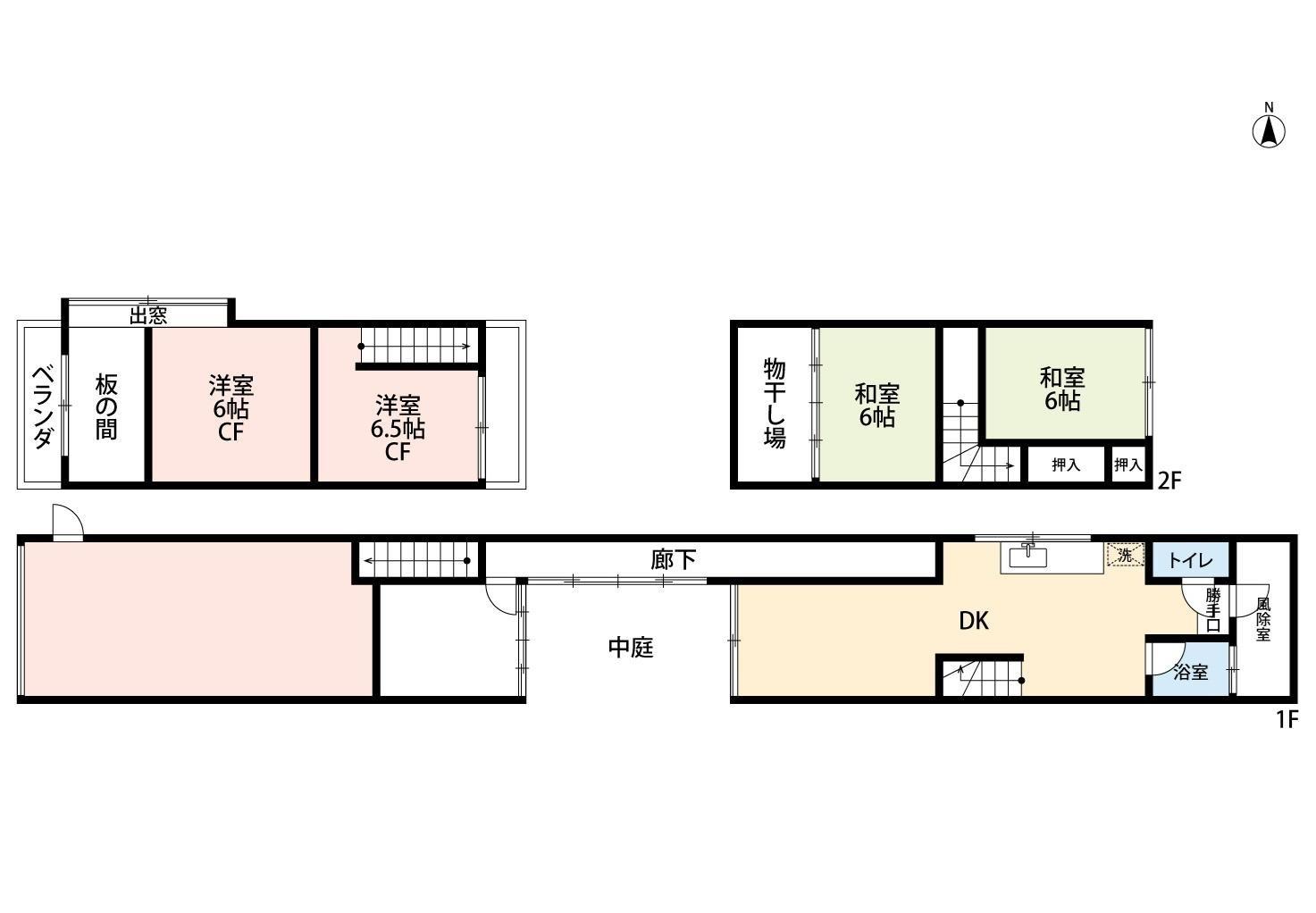 【射水中新湊１２ １７の間取り】