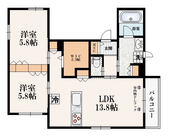 （仮称）根津２丁目メゾンの間取り