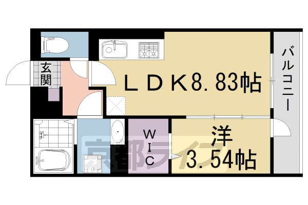 アイル京都宇治西の間取り