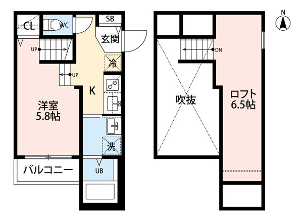 熊本市中央区国府のアパートの間取り