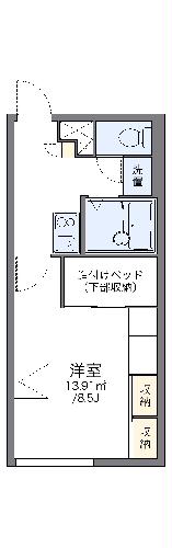 レオパレス福住Ａの間取り