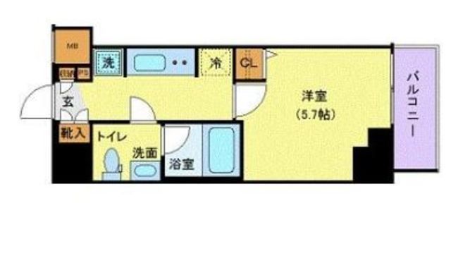 AZEST北千住の間取り