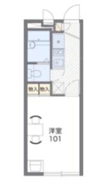 相模原市南区相南のアパートの間取り