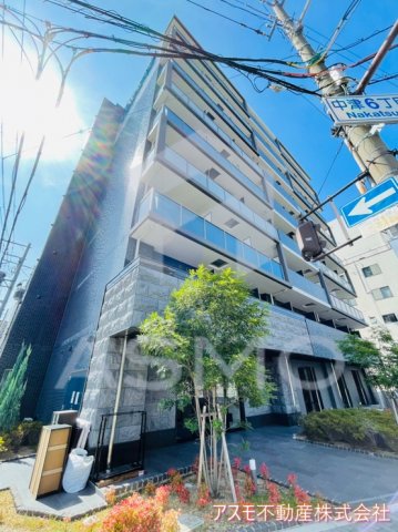 【大阪市北区大淀北のマンションの建物外観】