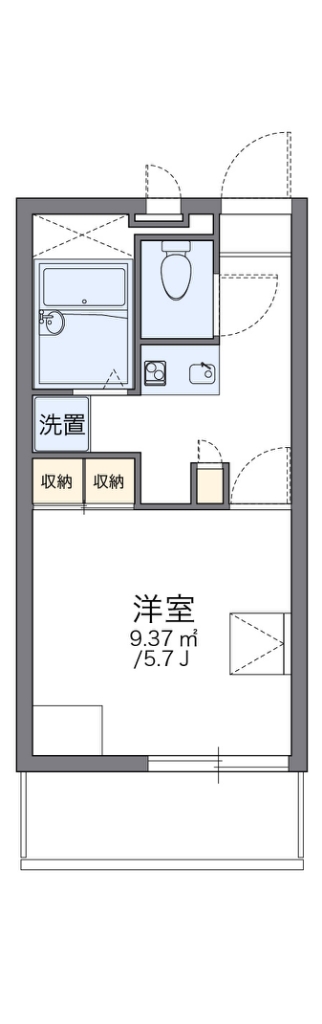 レオパレス香住の間取り