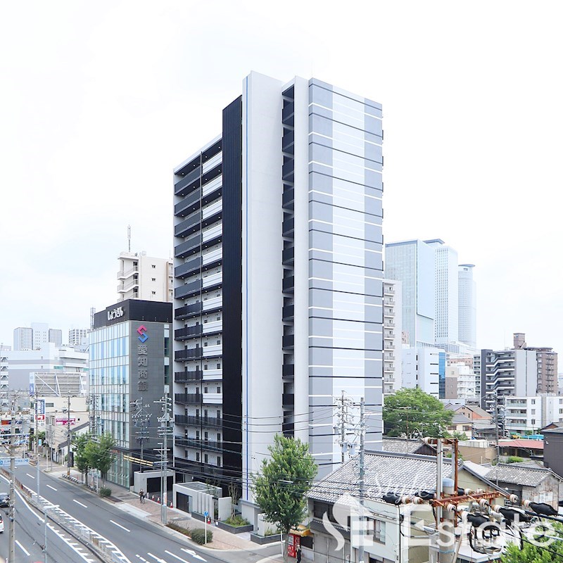 【名古屋市中村区亀島のマンションの建物外観】