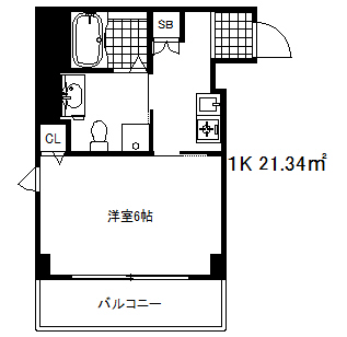 ビリオン日暮の間取り