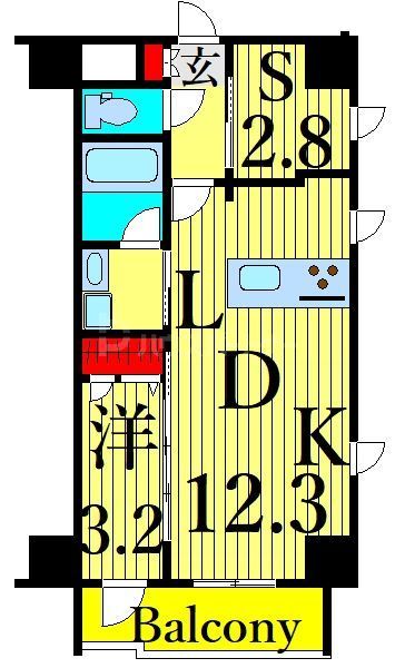 メイクス浅草イーストの間取り