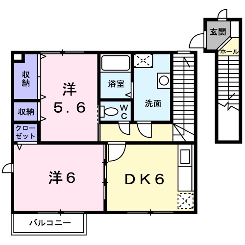 【ラーピハイツの間取り】