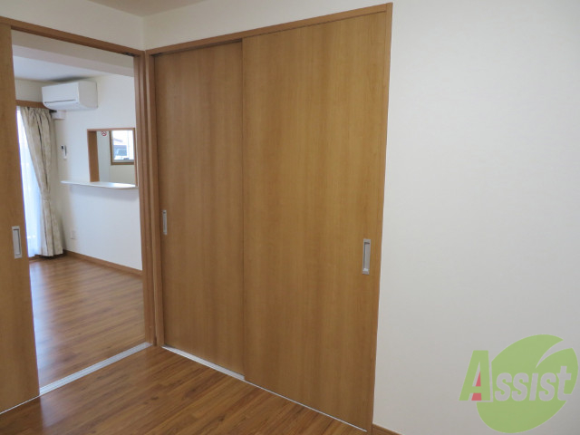 収納　ここに収納があります。収納があると部屋が広く使えます。