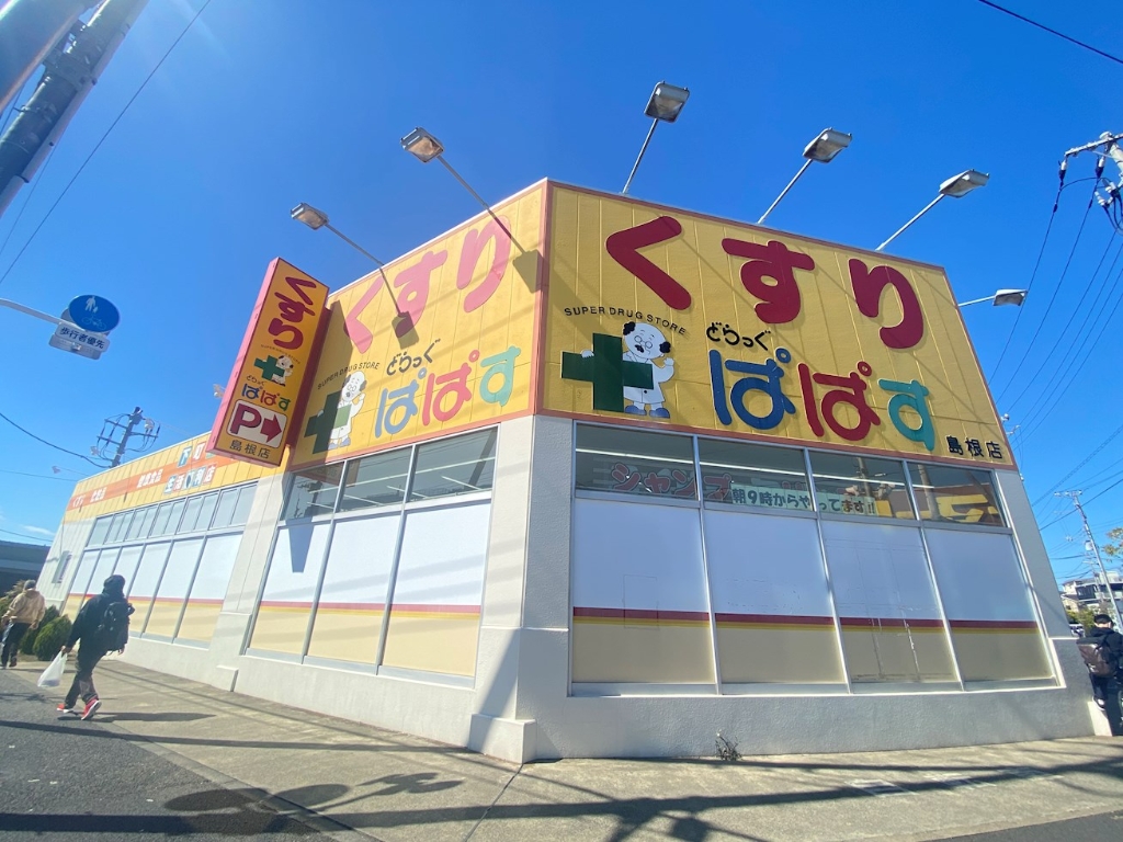 ドラックストア　どらっぐ ぱぱす 島根店（ドラッグストア）まで597m