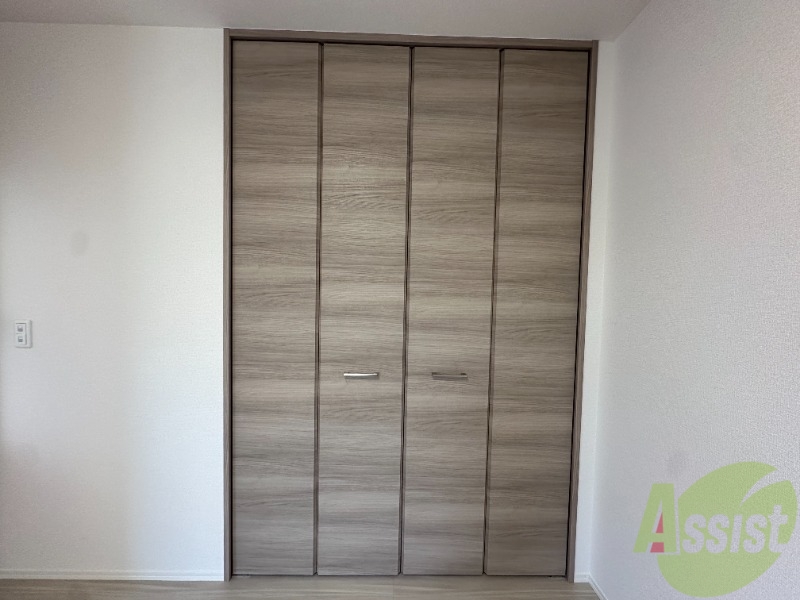 収納　洋室のクローゼットです。広さは十分そうです。