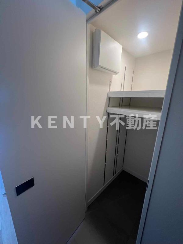 収納　たっぷりとした収納スペースです