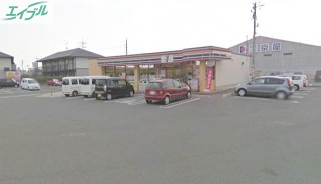 コンビニ　セブンイレブン岡山西市駅前店（コンビニ）まで110m