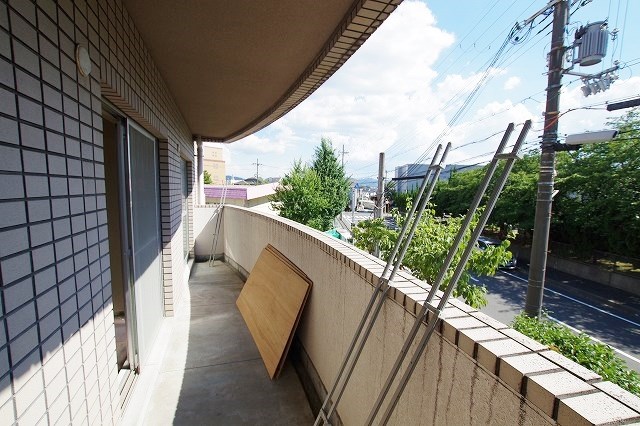 バルコニー　※改装中の写真