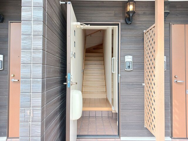 玄関　収納もある玄関です