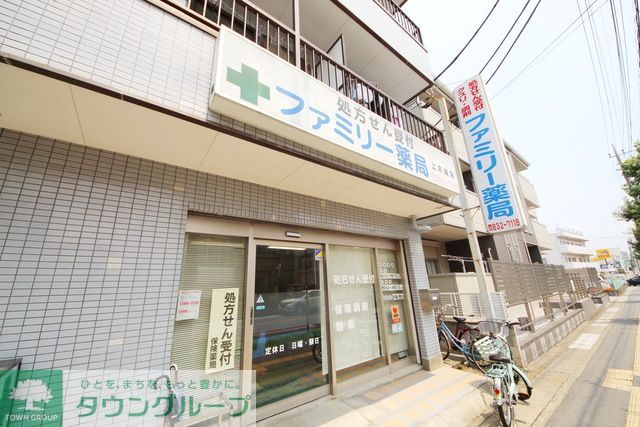 ドラックストア　ファミリー薬局上木崎店（ドラッグストア）まで370m