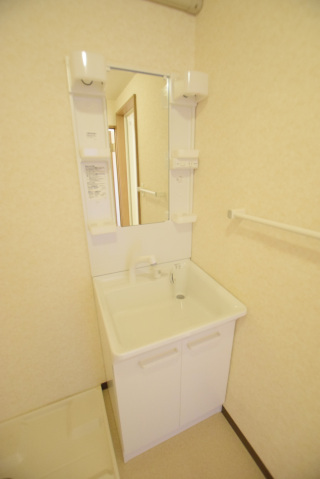 洗面設備　洗濯機置き場