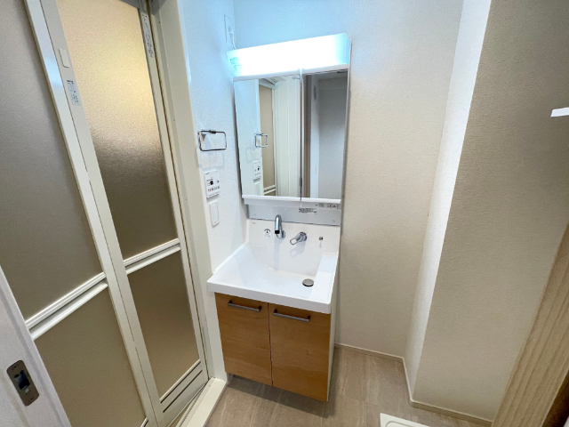 洗面設備　新築の為同間取りの他の階の写真です