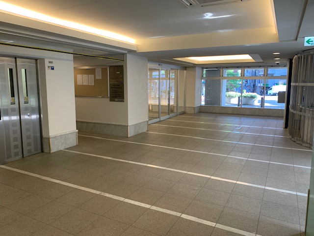 ロビー　毎日通るロビーはこのようになっています