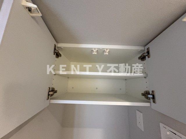 収納　たっぷりとした収納スペースです