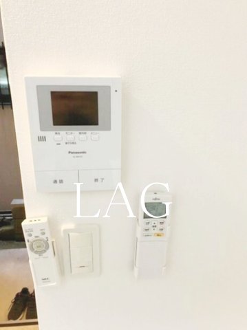 セキュリティ　モニター付きインターフォンです。