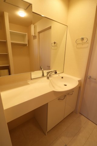 洗面設備　反転タイプの写真になります