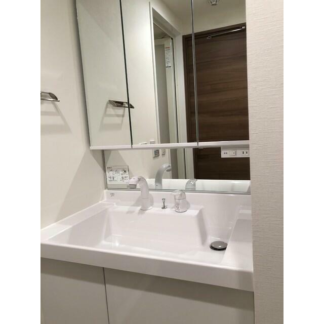 洗面設備　Bタイプ2018年1月撮影 同タイプ502号室の写真です。