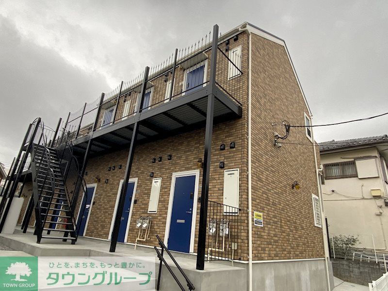 建物外観　おしゃれなレンガ調の外観！