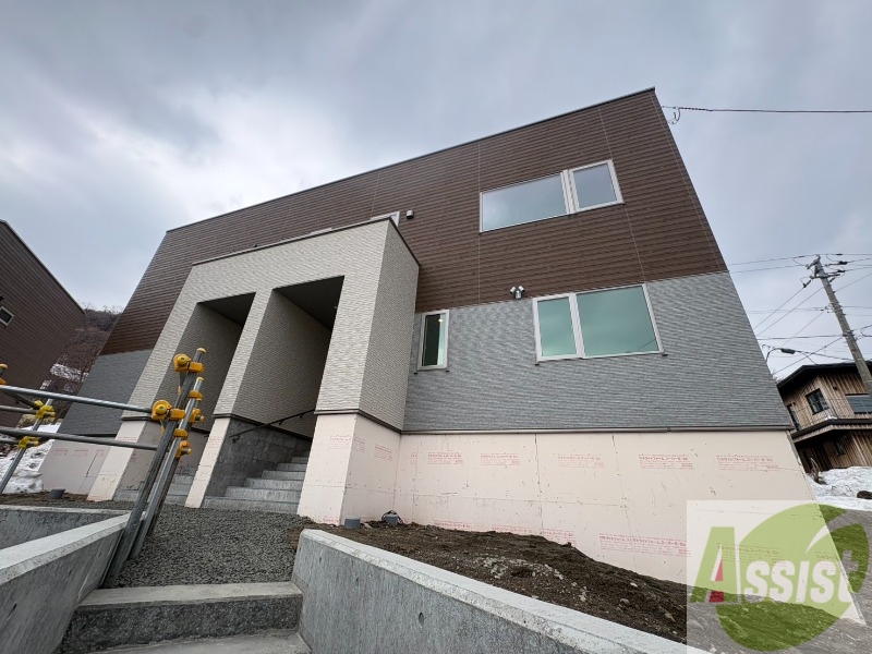 建物外観　札幌市西区山の手二条「Ｌｅａｆｙ　ＦｏｒｅｔＡ棟」