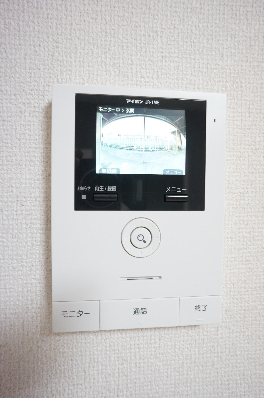 セキュリティ　録画機能付カラーＴＶモニターホン！