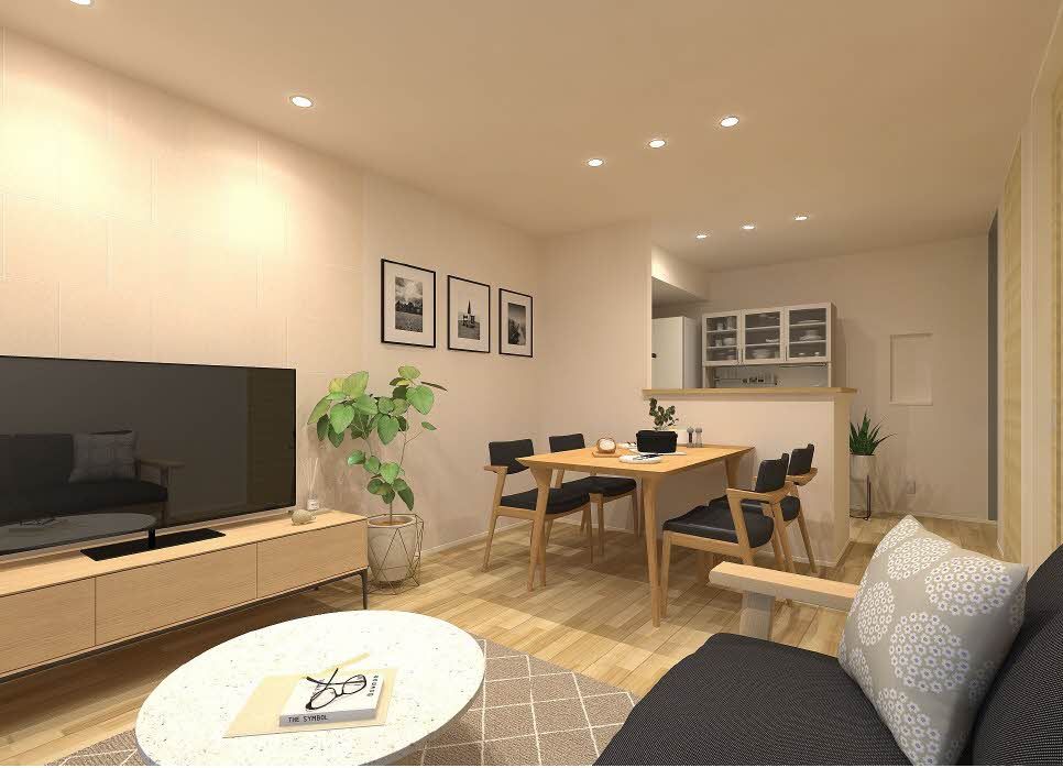 その他部屋・スペース　完成予想図／家具等は配置のイメージで物件に付属しておりません