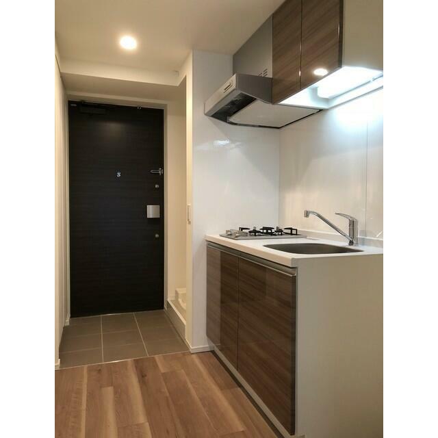 キッチン　Bタイプ2018年1月撮影 同タイプ402号室の写真です。