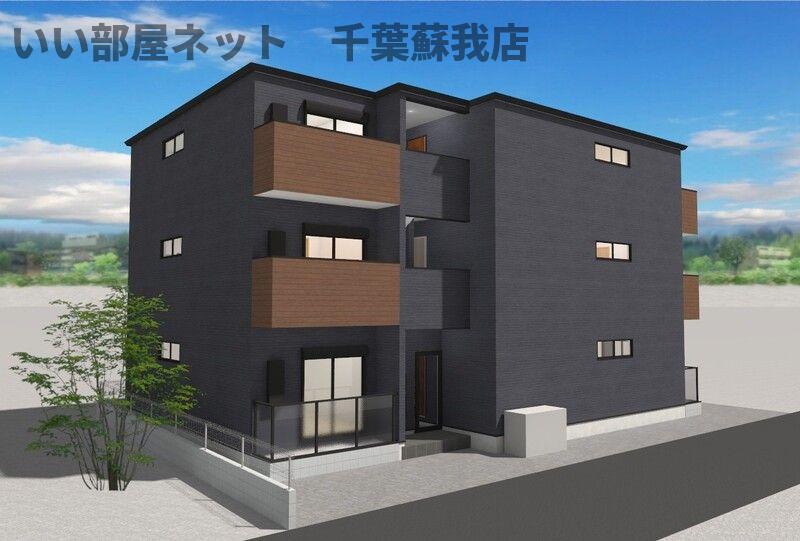 建物外観　先行申込受付中！完成が楽しみですね！