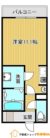 柳川市三橋町下百町のアパートの間取り