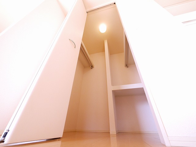 収納　たっぷりとした収納スペースです