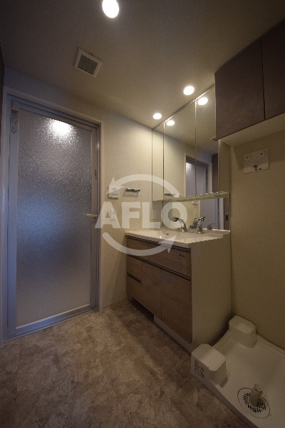 洗面設備　SK RESIDENCES SHINSAIBASHI　洗面所