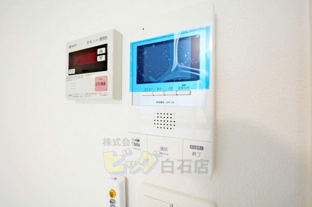 セキュリティ　モニター付きインターホン完備しています♪