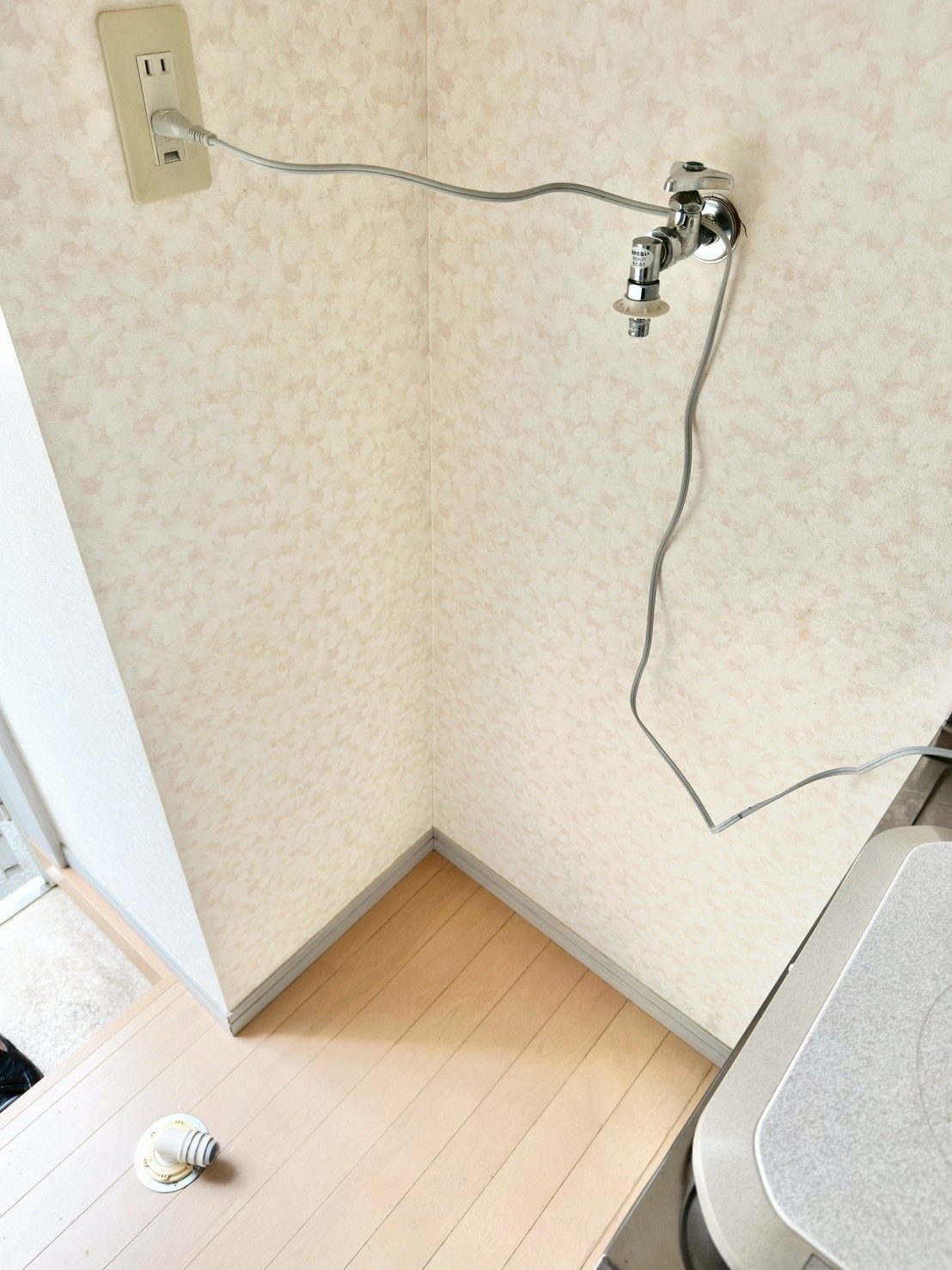 洗面設備　室内洗濯機置き場