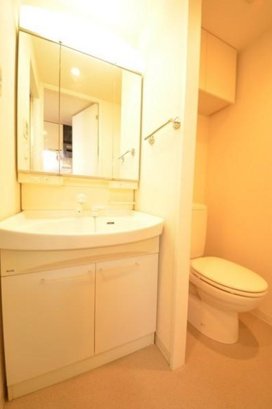 洗面設備　別部屋の画像を使用しております。
