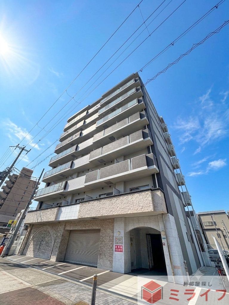 建物外観　洗練されたデザインが映えるスタイリッシュな外観