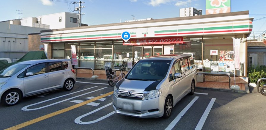 コンビニ　セブンイレブン 大阪杭全5丁目店（コンビニ）まで240m