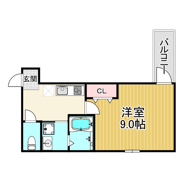 フジパレス西宮久寿川の間取り写真
