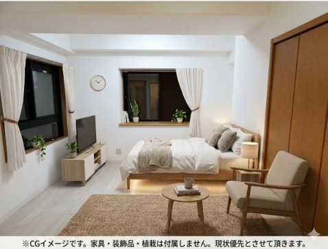 居室・リビング　CGによるイメージ図です。