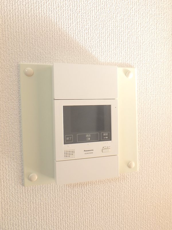 セキュリティ　モニター付きインターホン