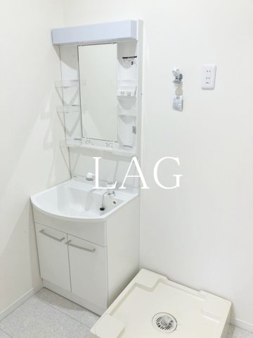 洗面設備　洗面台です。