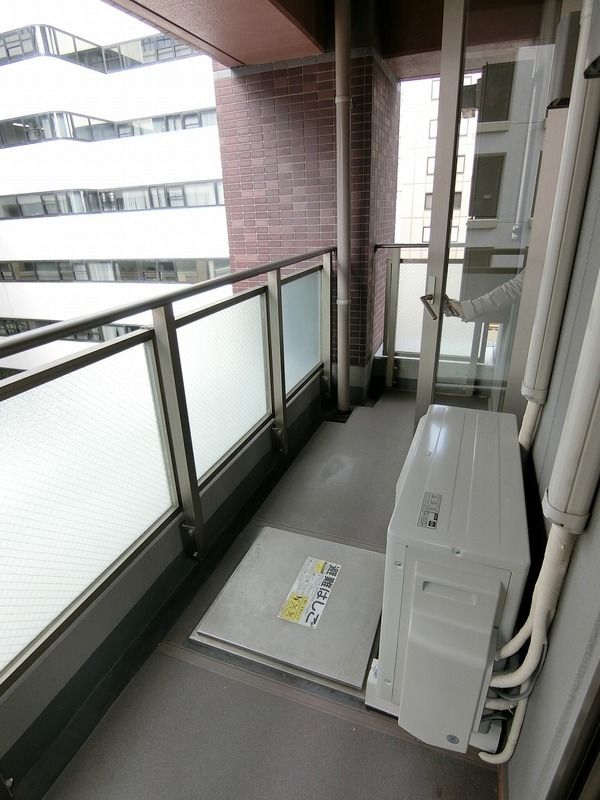 バルコニー　外からの目が気にならないバルコニーです