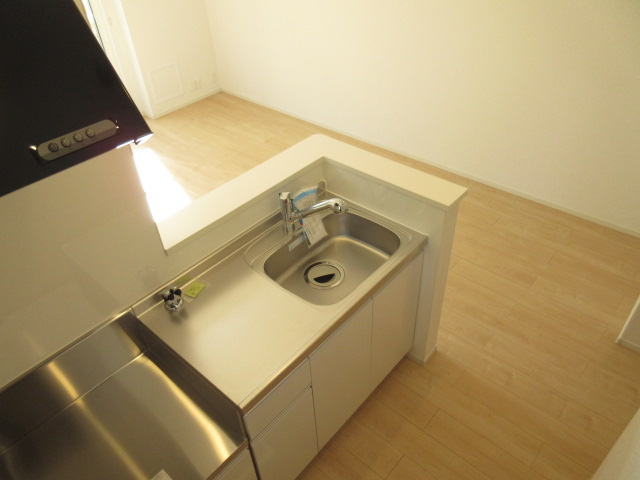 キッチン　浄水器一体型のキッチン