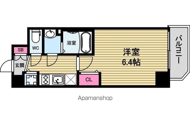 プレサンス松屋町グレースの間取り写真